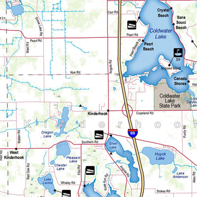 Southern MI All-Outdoors Atlas & Field Guide pg. 166-167