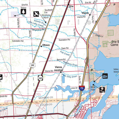Southern MI All-Outdoors Atlas & Field Guide pg. 172-173