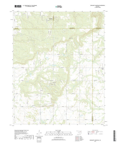 Concharty Mountain, OK (2019, 24000-Scale) Preview 1