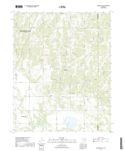 Horseshoe Lake, OK (2018, 24000-Scale) Preview 1