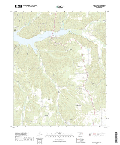 Lake Eucha East, OK (2018, 24000-Scale) Preview 1