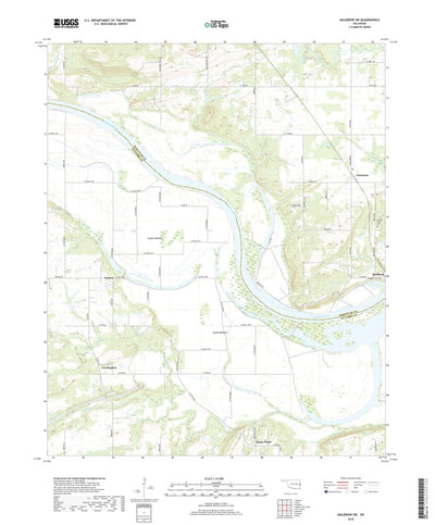 Muldrow SW, OK (2018, 24000-Scale) Preview 1