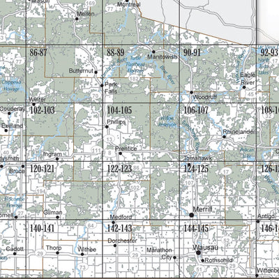 Northern WI All-Outdoors Atlas & Field Guide pg. 020-021