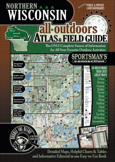 Northern WI All-Outdoors Atlas & Field Guide pg. 000 Cover