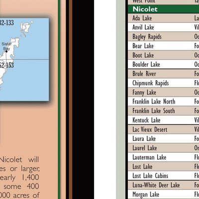 Northern WI All-Outdoors Atlas & Field Guide pg. 036-037