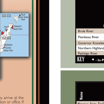 Northern WI All-Outdoors Atlas & Field Guide pg. 034-035