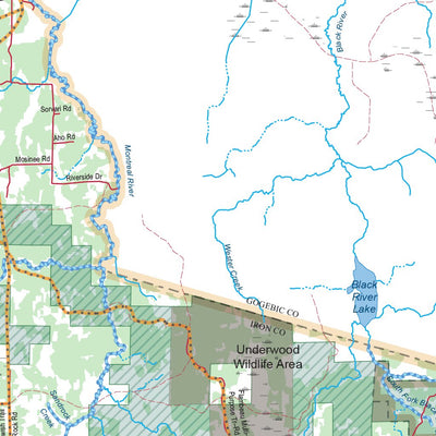Northern WI All-Outdoors Atlas & Field Guide pg. 076-077