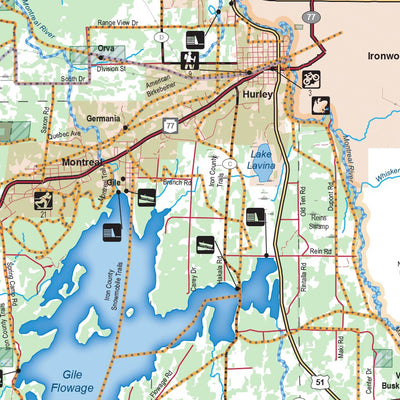 Northern WI All-Outdoors Atlas & Field Guide pg. 076-077