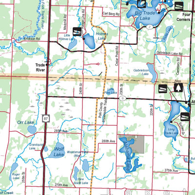 Northern WI All-Outdoors Atlas & Field Guide pg. 096-097