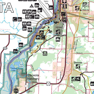 Northern WI All-Outdoors Atlas & Field Guide pg. 114-115
