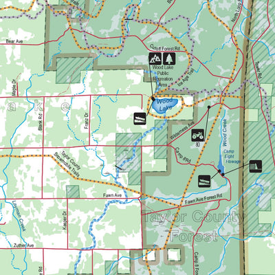 Northern WI All-Outdoors Atlas & Field Guide pg. 122-123