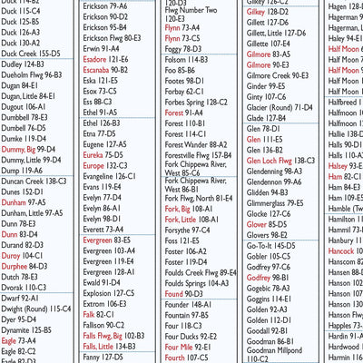 Northern WI All-Outdoors Atlas & Field Guide pg. 158-159