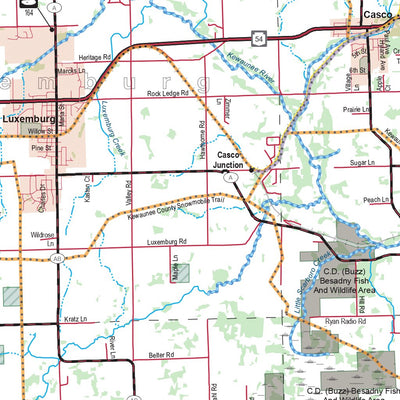 Northern WI All-Outdoors Atlas & Field Guide pg. 156-157