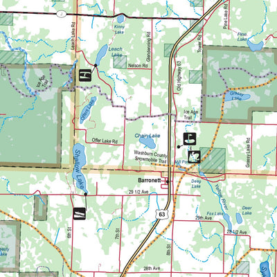 Northern WI All-Outdoors Atlas & Field Guide pg. 098-099