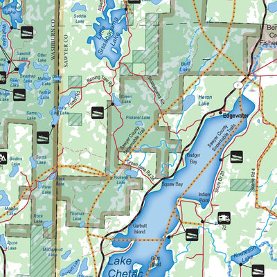 Northern WI All-Outdoors Atlas & Field Guide pg. 100-101