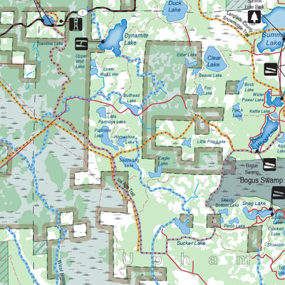 Northern WI All-Outdoors Atlas & Field Guide pg. 124-125