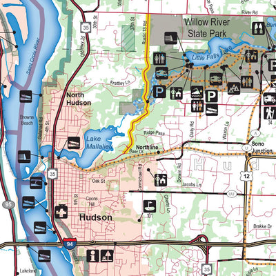 Northern WI All-Outdoors Atlas & Field Guide pg. 134-135