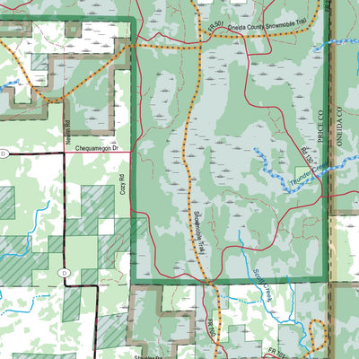 Northern WI All-Outdoors Atlas & Field Guide pg. 104-105
