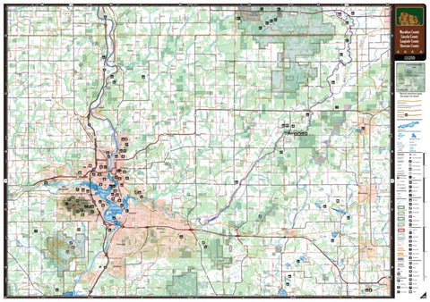Northern WI All-Outdoors Atlas & Field Guide pg. 144-145