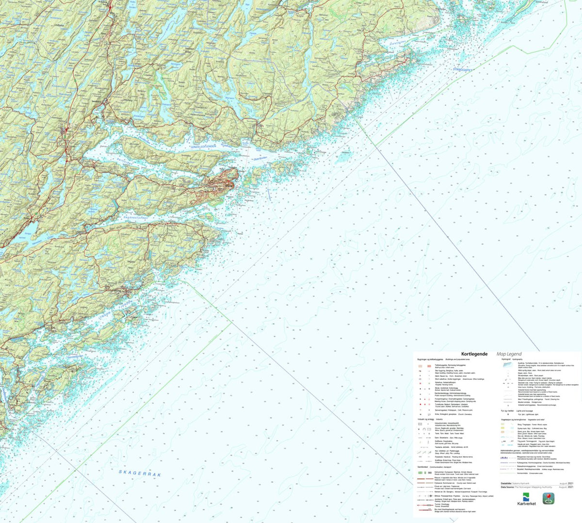 Municipality of Risør Map by The Norwegian Mapping Authority | Avenza Maps
