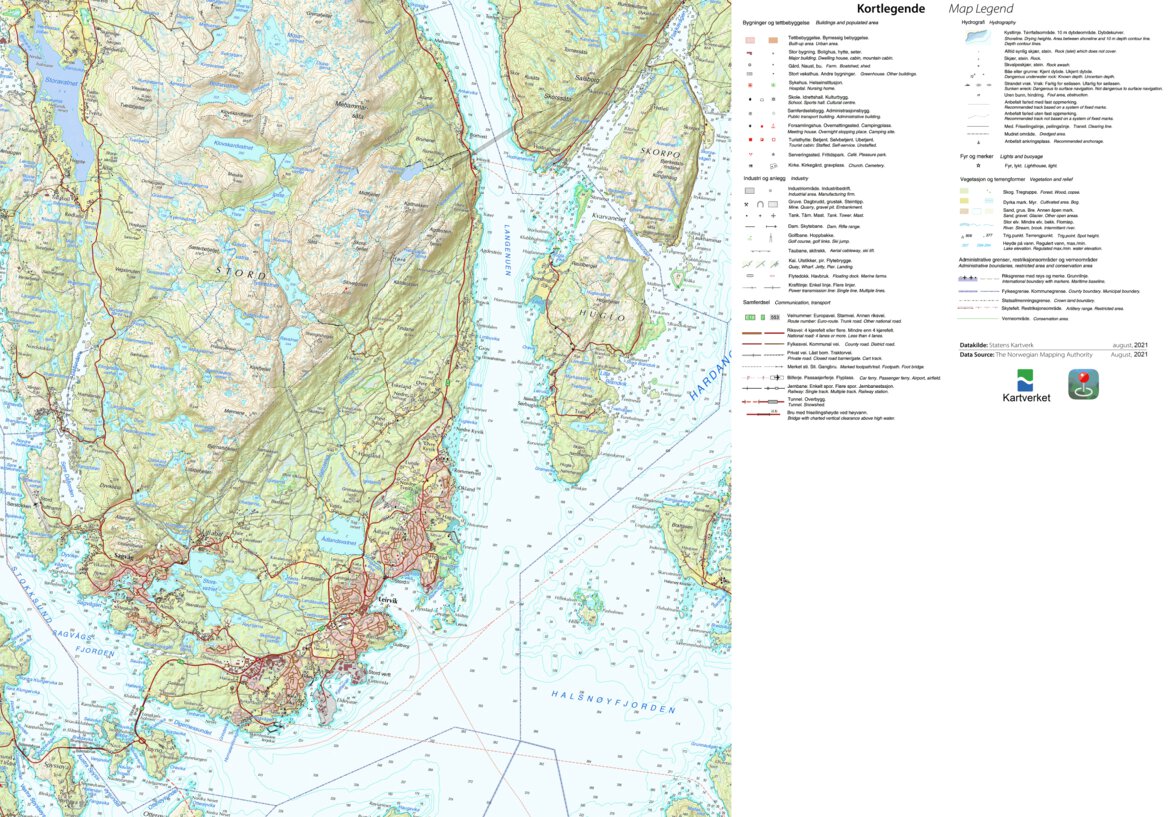 Municipality of Stord Map by The Norwegian Mapping Authority | Avenza Maps