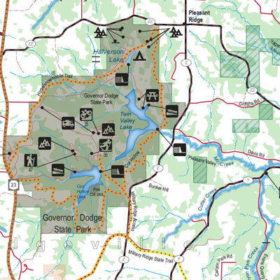 Southern WI All-Outdoors Atlas & Field Guide pg. 136-137