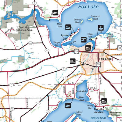 Southern WI All-Outdoors Atlas & Field Guide pg. 116-117