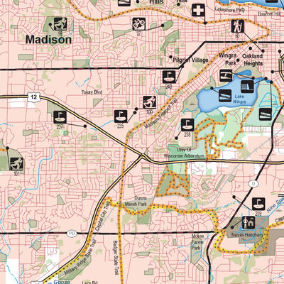 Southern WI All-Outdoors Atlas & Field Guide pg. 138-139