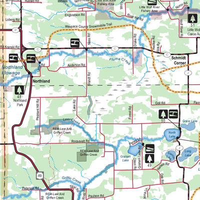 Southern WI All-Outdoors Atlas & Field Guide pg. 070-071