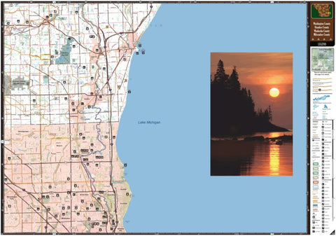 Southern WI All-Outdoors Atlas & Field Guide pg. 132-133