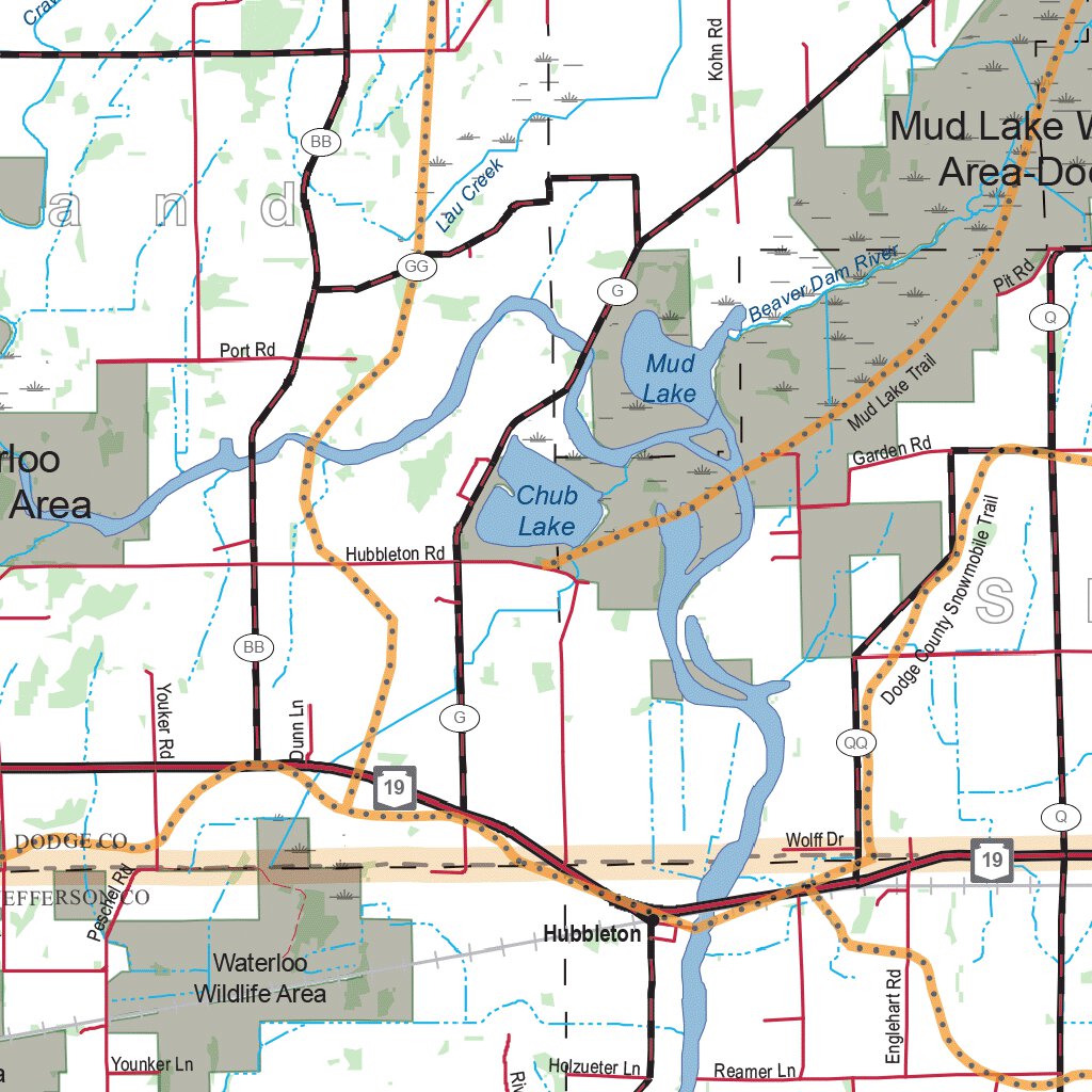Southern WI All-Outdoors Atlas & Field Guide pg. 128-129 Map by ...