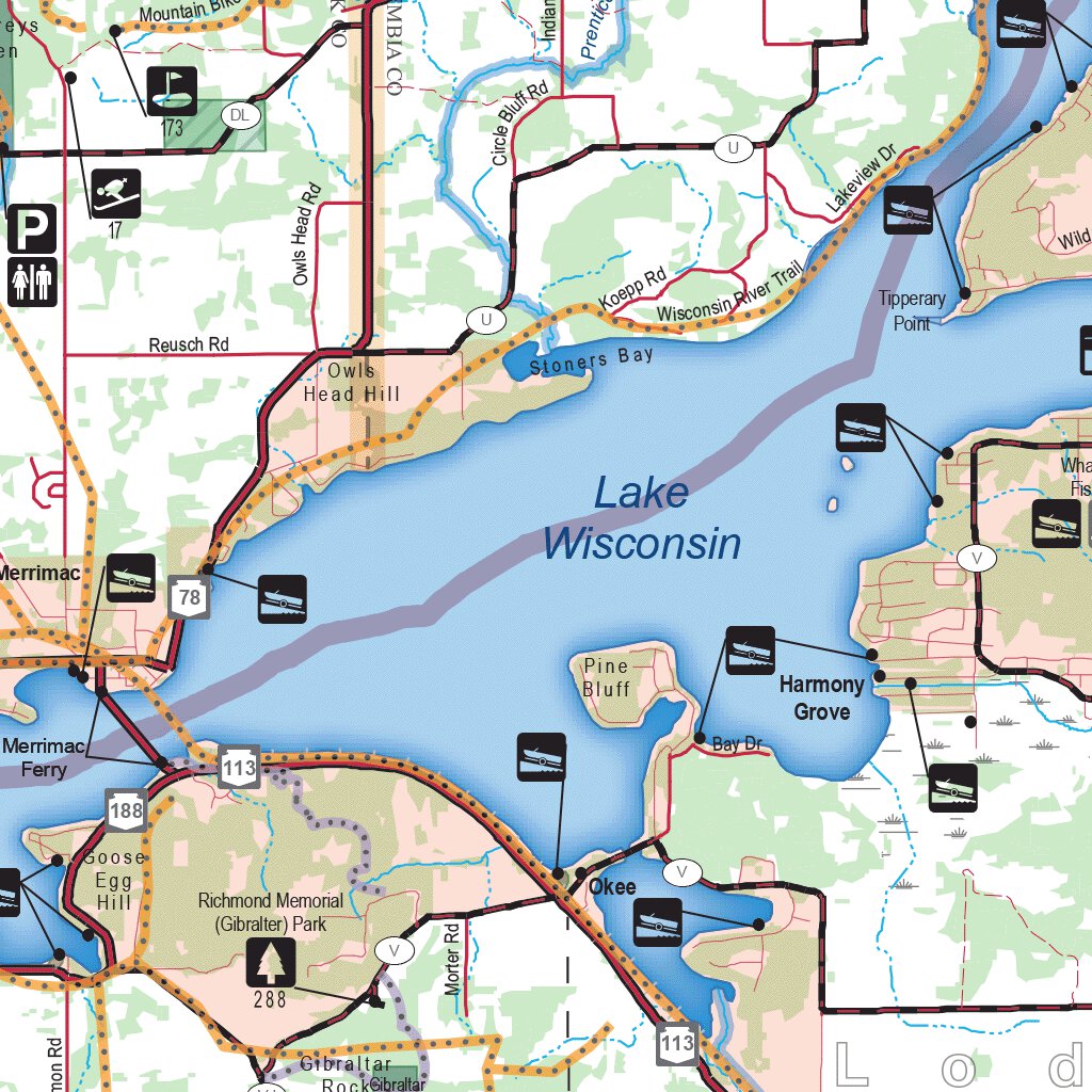 Southern WI All-Outdoors Atlas & Field Guide pg. 126-127 Map by ...