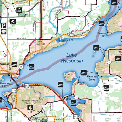 Southern WI All-Outdoors Atlas & Field Guide pg. 126-127