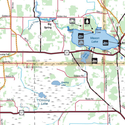 Southern WI All-Outdoors Atlas & Field Guide pg. 114-115