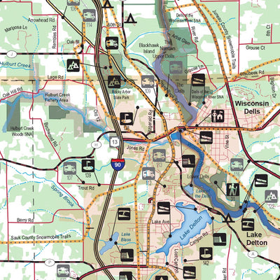 Southern WI All-Outdoors Atlas & Field Guide pg. 114-115