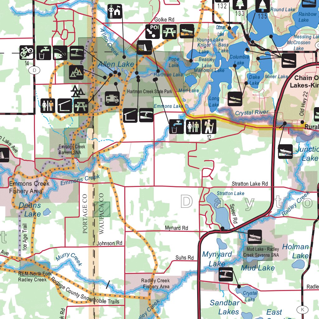 Southern WI All-Outdoors Atlas & Field Guide pg. 088-089 Map by ...