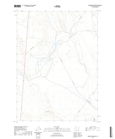 Anderson Reservoir, OR (2020, 24000-Scale) Preview 1