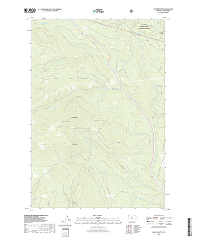 Beaver Butte, OR (2020, 24000-Scale) Preview 1