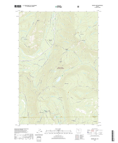 Badger Lake, OR (2020, 24000-Scale) Preview 1