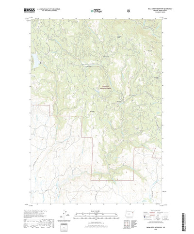 Balm Creek Reservoir, OR (2020, 24000-Scale) Preview 1