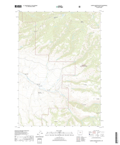Aldrich Mountain South, OR (2020, 24000-Scale) Preview 1