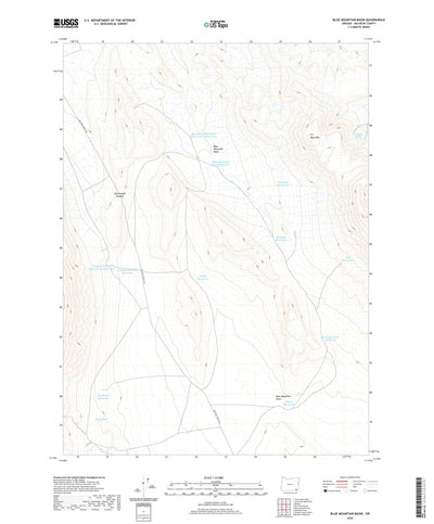 Blue Mountain Basin, OR (2020, 24000-Scale) Preview 1