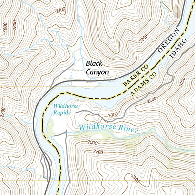 Brownlee Dam, OR (2020, 24000-Scale) Preview 3