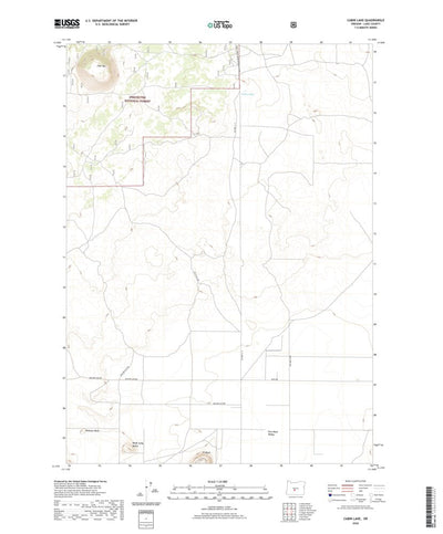 Cabin Lake, OR (2020, 24000-Scale) Preview 1