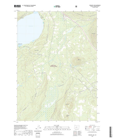 Crescent Lake, OR (2020, 24000-Scale) Preview 1