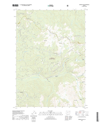 Crawfish Lake, OR (2020, 24000-Scale) Preview 1