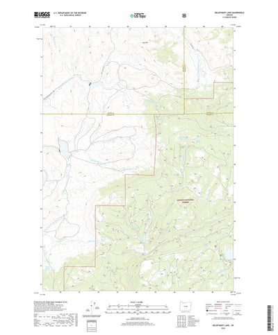 Delintment Lake, OR (2020, 24000-Scale) Preview 1