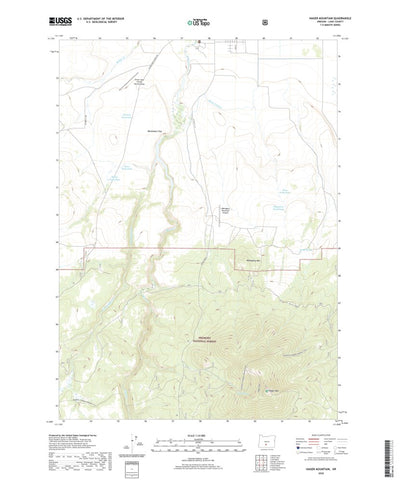 Hager Mountain, OR (2020, 24000-Scale) Preview 1