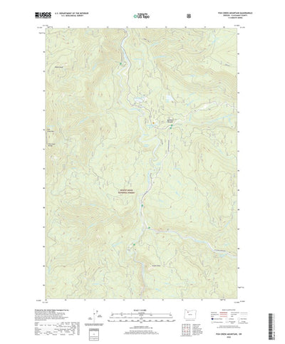 Fish Creek Mountain, OR (2020, 24000-Scale) Preview 1