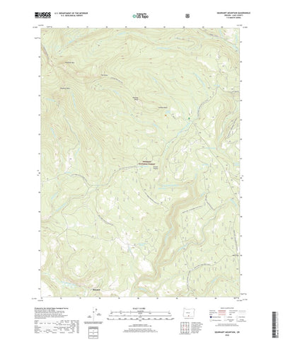 Gearhart Mountain, OR (2020, 24000-Scale) Preview 1